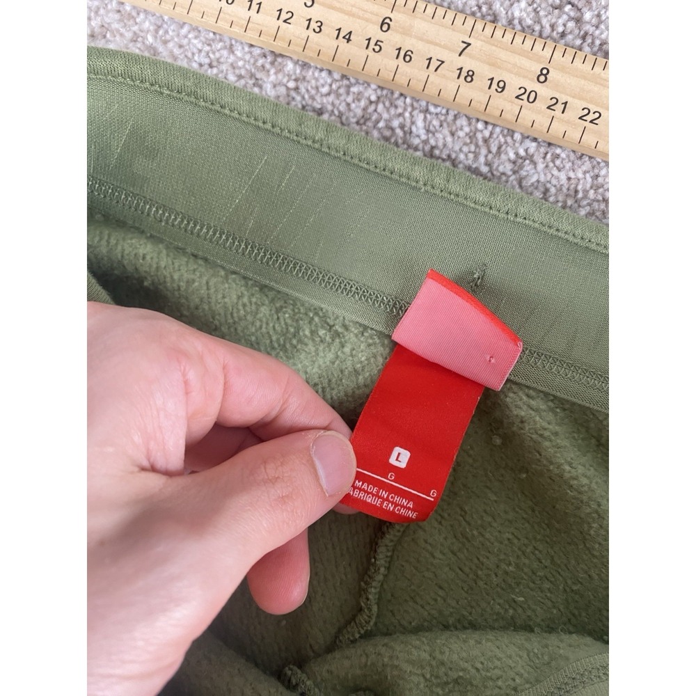 Nike Pants Men L Green Joggers Sweatpants Tech Fleece Gym Active Work 805162-387 - Picture 9 of 13